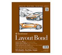 Strathmore 411-11 400 Series Layout Bond Pad, 11"x14" Glue Bound, 50 Sheets