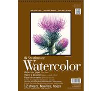 Strathmore 440-1 400 Series Watercolor Pad, 9"x12" Wire Bound, 12 Sheets