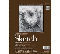 Strathmore 455-11 400 Series Sketch Pad, 11"x14" Wire Bound, 50 Sheets