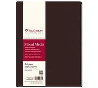 Strathmore 500 Mixed Media 190gsm Hardbound Book, 8.5 x 11 in, 32 Sheets, Ideal for Professionals & Students