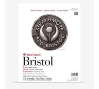 Strathmore 500 Series Bristol, Paper, Plate, 2 Ply, 11x14