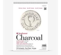 Strathmore 500 Series Charcoal, Paper, White, 9x12