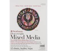 Strathmore Artist Mixed Media Pad 500 Series - Heavyweight White 9x12 - 12 Sheets