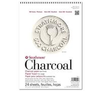 Strathmore Artist Charcoal Paper Pad 500 Series 95gsm White 9x12in
