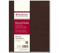 Strathmore 567-7 500 Series Softcover Mixed Media Art Journal, 7.75"x9.75" 32 Sheets, White