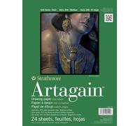 Strathmore Black Artagain Paper Pad 9-inch x 12-inch, 24 Sheets