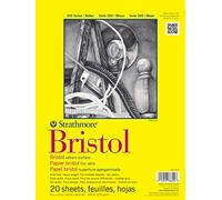 Strathmore Artist Bristol 300 Series Vellum Paper Pad 9 x 12 in - 20 Sheets