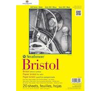 Strathmore Bristol Vellum Paper Pad 9"X12"-20 Sheets 9x12