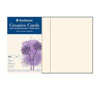 Strathmore Cards, Paper, Ivory/Deckle, 5x6.88