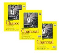 Strathmore Charcoal Spiral Paper Pad 9 x 12-inch, 32 Sheets, Multicolor, 9x12