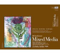 Strathmore Mixed Media Vellum Paper Pad 18 x 24-inch, 15 Sheets, White, 18x24