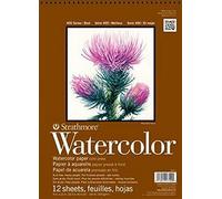 Strathmore P440-12 Watercolor Pad, 6"x12" Wire Bound, 12 Sheets