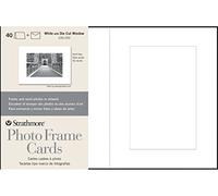 Strathmore Photo Frame Cards with Envelopes, White Cutout Window, 80 lb. Cover, 5 X 6.875 inches, Package of 40 (105-250)