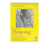 Strathmore Pro-Art Medium Drawing Spiral Paper Pad 11 x 14-inch, 50 Sheets, Charcoal, 11x14
