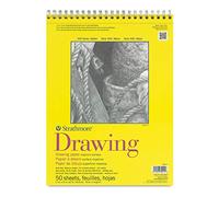 Strathmore Medium Drawing Spiral Paper Pad 11 x 14-inch, 50 Sheets, Charcoal, 11x14