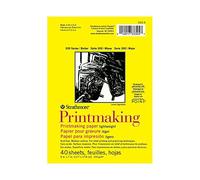 Pro-Art Strathmore Printmaking Paper Pad 5 x 7-inch, 40 Sheets, White, 5x7