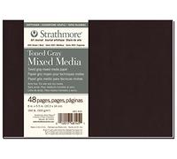 Strathmore Softcover Mixed Media Art Journal, Paper, Toned Gray, 8" x5.5\