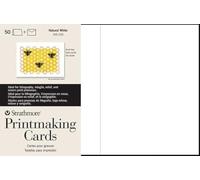 Strathmore STR-105-633 Printmaking Cards Full with Envelope (100 Pack), White, 5x6.88 in