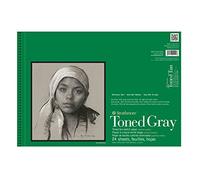 Strathmore 412-118 400 Series Toned Gray Sketch Pad, 18"x24" Wire Bound, 24 Sheets