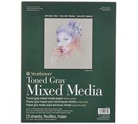 Strathmore 400 Series Mixed Media Pad – Toned Gray 300gsm 11x14 in