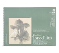 Strathmore Toned Sketch Spiral Paper Pad 18"X24"-Tan 24 Sheets 412180