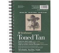 Strathmore Toned Sketch Spiral Paper Pad, Multi-Colour,14 cm X 21.6 cm