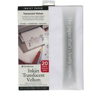 Strathmore Translucent Ink Jet Vellum 8.5"X11" 20/Pkg598030