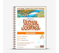 Strathmore Visual Journal Drawing 9 x 12-inch, 42 Sheets, Paper, White, 9"x12"