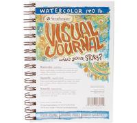 Strathmore Artist Visual Watercolor Journal 400 Series, 140 lb Cold Press, 22 Sheets, White, 5.5x8