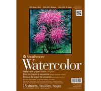 Strathmore Watercolor Paper Pad 9 x 12-inch, 15 Sheets, White, 9"X12"