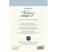 Pro-Art Strathmore Writing Pad Lined 8.5 x 11-inch, 50 Sheet 24lb Natural White, Paper, 8.5x11