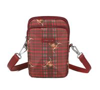 Strathurie Highland Cow Print Highland Crossbody Shoulder Bag - Red
