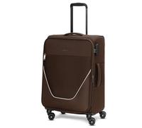 Stratic Check-in suitcase for men and women, medium trolley 42 x 26 x 65 cm, made of high-quality, flexible polyester material, expandable and telescopic handle, taska series