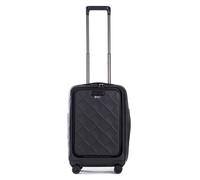 Stratic Leather & More 4 wheels Cabin trolley 55 cm Laptop compartment black