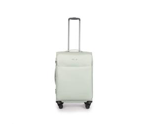 Stratic Light + Suitcase Soft Shell Travel Suitcase Trolley Suitcase Hand Luggage, TSA Suitcase Lock, 4 Wheels, Expandable