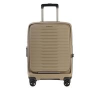 Stratic Novium 4 wheels Cabin trolley S 55 cm Laptop compartment with expansion pleat beige