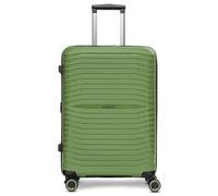 Stratic Shine 4 Wheels Trolley, olive, Koffer M (65 cm) erweiterbar, Suitcase
