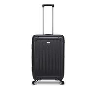 Stratic Stripe Hard Shell Suitcase, Black, M, M