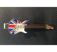STRATOCASTER GUITAR UNION JACK TIE BAR (TB2) A GREAT GIFT