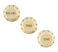 Stratocaster Knobs, Aged White, Left Handed