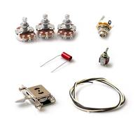 Stratocaster Wiring Kit - Neck-On Layout (Alpha Pots)