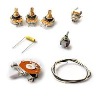 Stratocaster Wiring Kit - Neck-On Layout - Pro (CTS, Switchcraft, Mallory)