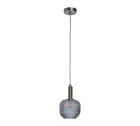Stratton Brushed Chrome Ceiling Light Pendant ValueLights Metallic Silver One Size