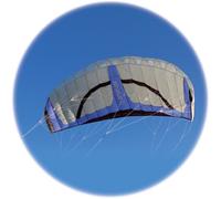 Stratus 4.5m² frameless power kite from Spirit of Air with backpack BNWT