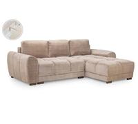 Stratus Interiors Azzuro Bubble Corner Sofa Bed Storage - Mink in Beige Stratus Interiors Beige