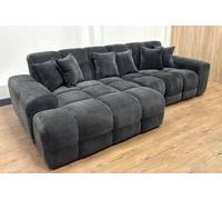 Stratus Interiors Comfy Jacob Bubble Cloud Sofa for Living Room - Right Corner Sofa in Charcoal Stratus Interiors Charcoal