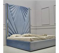 Stratus Interiors Diamond Geometric Headboard Bed Frame - Super King - Non Storage Type