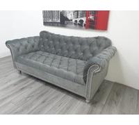 Stratus Interiors Elegance Chesterfield Curved Arm Buttoned Seat Sofa - Add Professional Assembly & Delivery- 3 Seater Plus 2 Seater Set