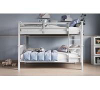 Stratus Interiors Hero Childrens Wooden Bunk Bed White And Grey - Grey