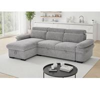 Stratus Interiors Hudson Universal L shape Sofa Bed with Storage - Grey Stratus Interiors Grey